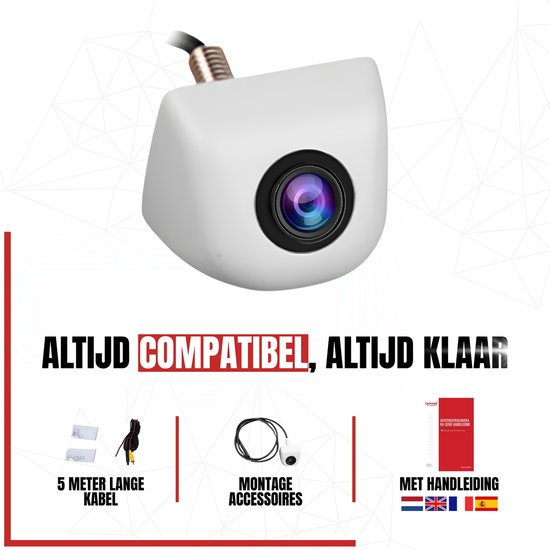 RV-360 PRO Achteruitrijcamera - Originele look - Wit van RV — afbeelding 5