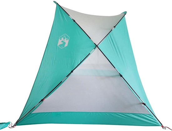 vidaXL - Strandtent - 274x178x170/148 - cm - 185T - polyester - zeegroen van Vidaxl — afbeelding 5