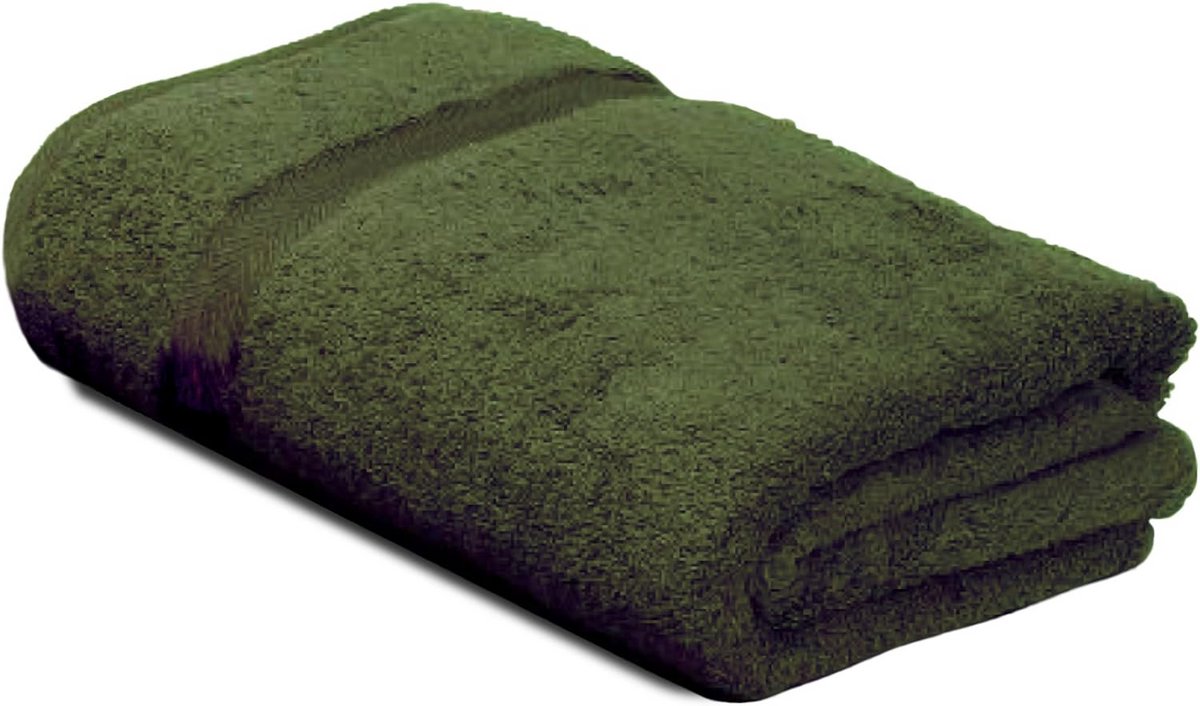 Luxe Badhanddoek 100x150 cm Kwaliteit Katoen Zeer Absorberend Groen