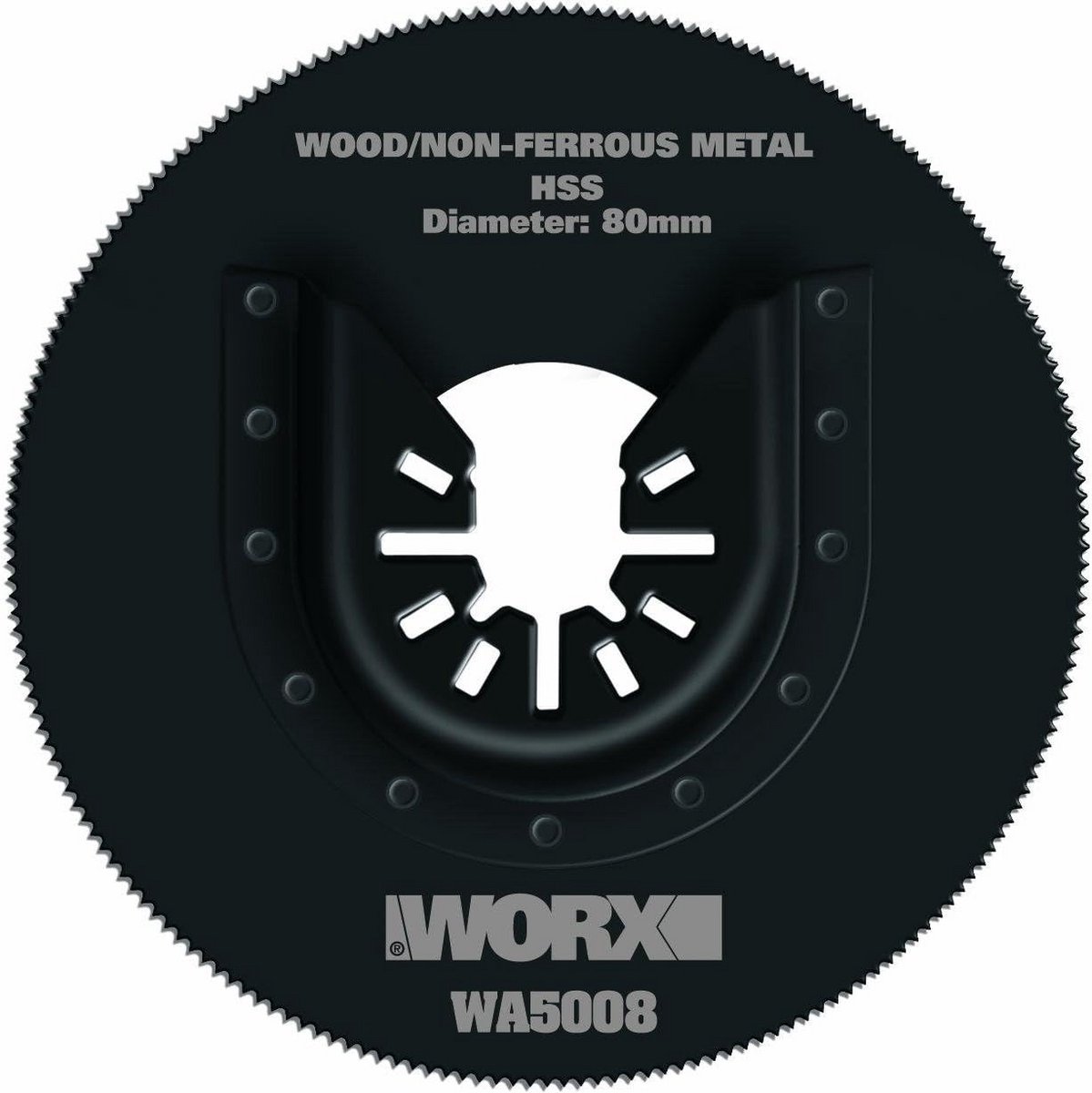 HSS Zaagblad 80 mm Rond voor Oscillatiegereedschap en Multifunctioneel Gereedschap