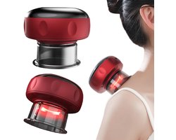 Ynkkvre - Cupping Set - Massage Apparaat - Smart Cupper - 1 stuk - Elektrisch met infrarood - 12 zuigkrachtniveaus - 12 temperatuurstanden - Vacuüm - Voor spierontspanning en pijnverlichting
