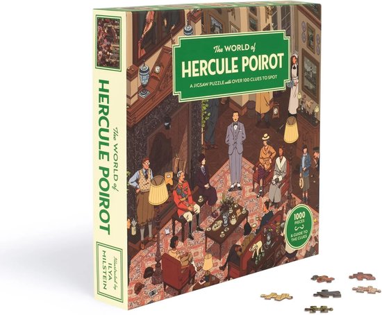 The World of Hercule Poirot: A 1000-Piece Jigsaw Puzzle - cover