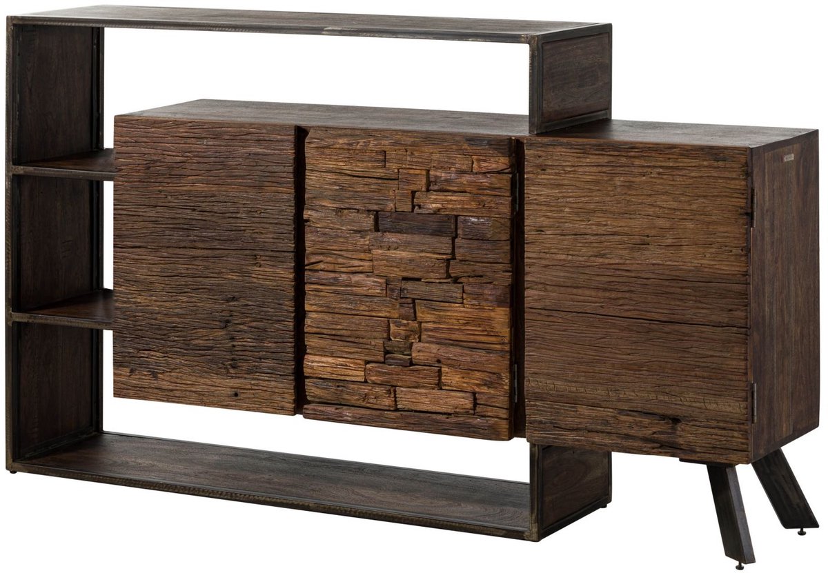 MASSIVMOEBEL24.DE commode / ladekast SEVILLA #05 bruin 175 x 100 x 40 cm