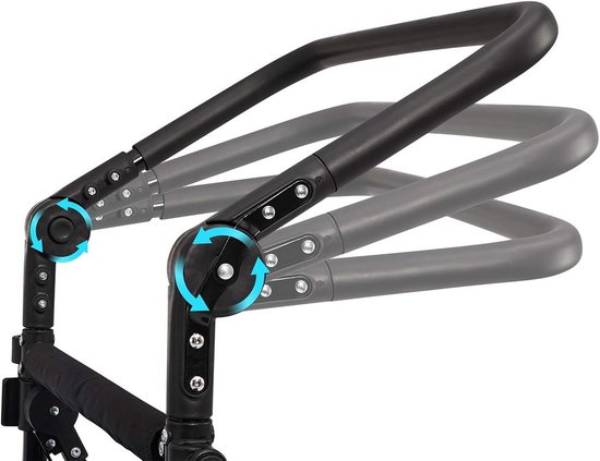 Opvouwbare Bolderkar met Dak - Handwagen voor Offroad Gebruik - Ideaal voor Tuin en Excursies van LifeGoods — afbeelding 4