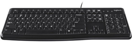Logitech K120 - Bedraad Toetsenbord - QWERTY ISO - Zwart