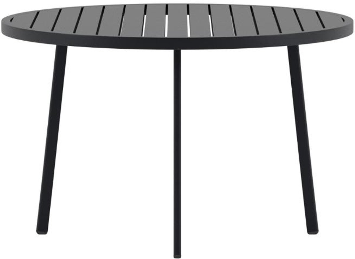 Giardini tuintafel Ø120cm zwart.