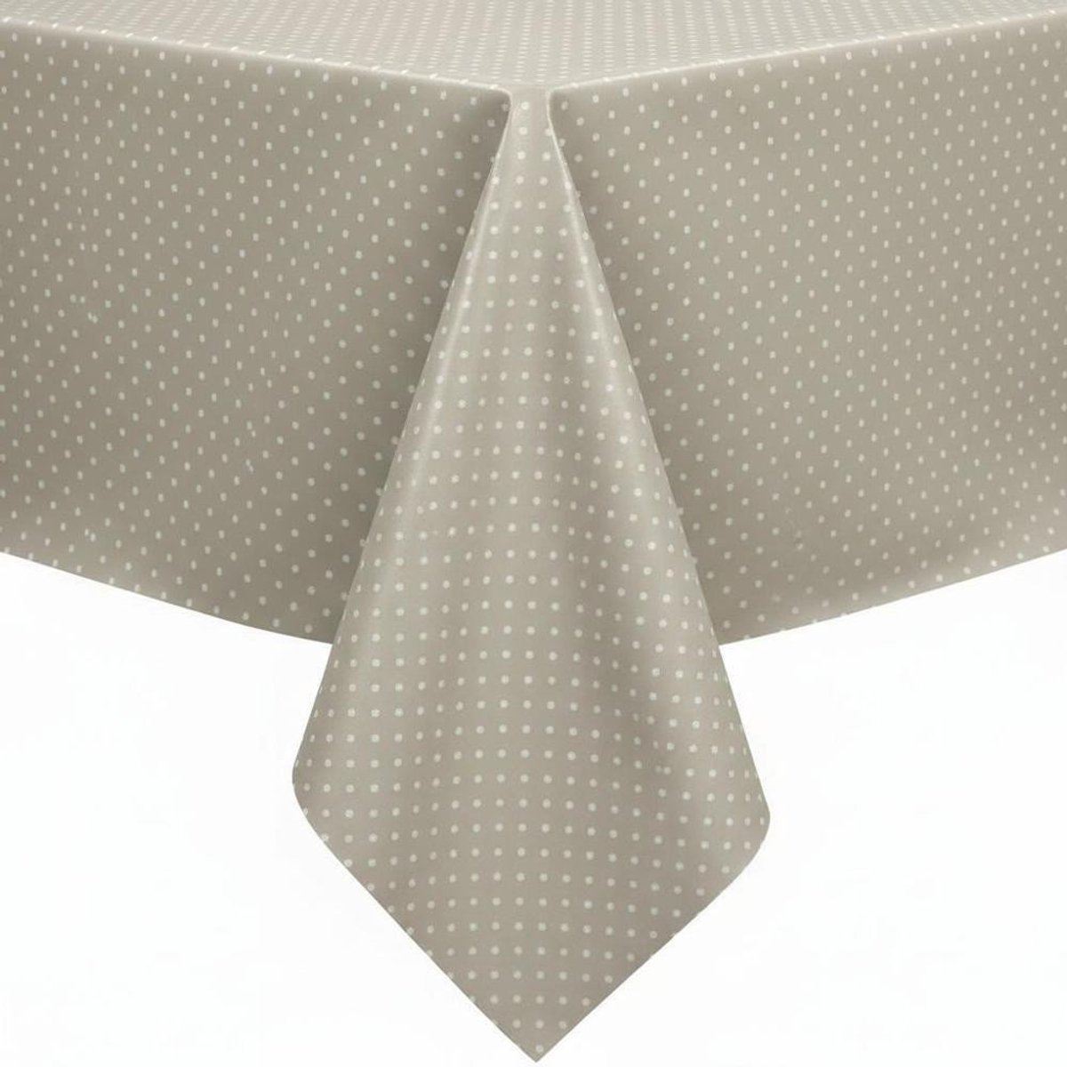 Protecttable - Tafelzeil Stipjes Beige 140x250cm - Tafelkleed Afwasbaar - Kunststof