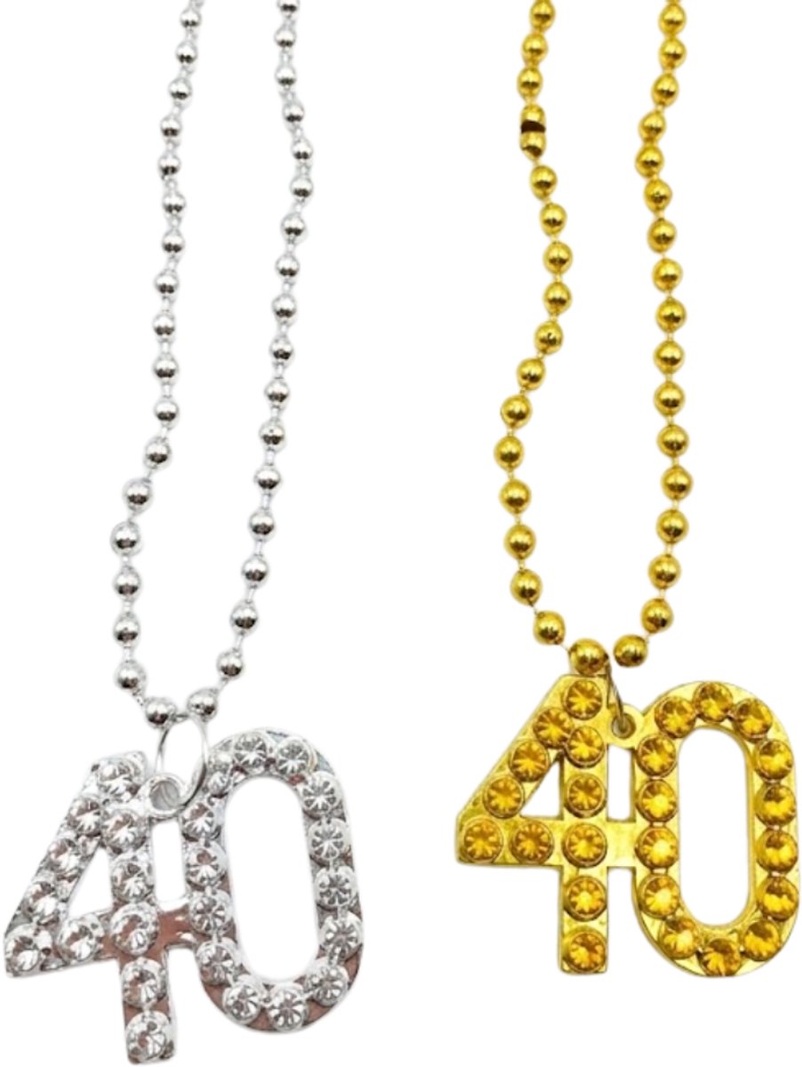 Ketting 40 Jaar - Verjaardag 40 - Assorti