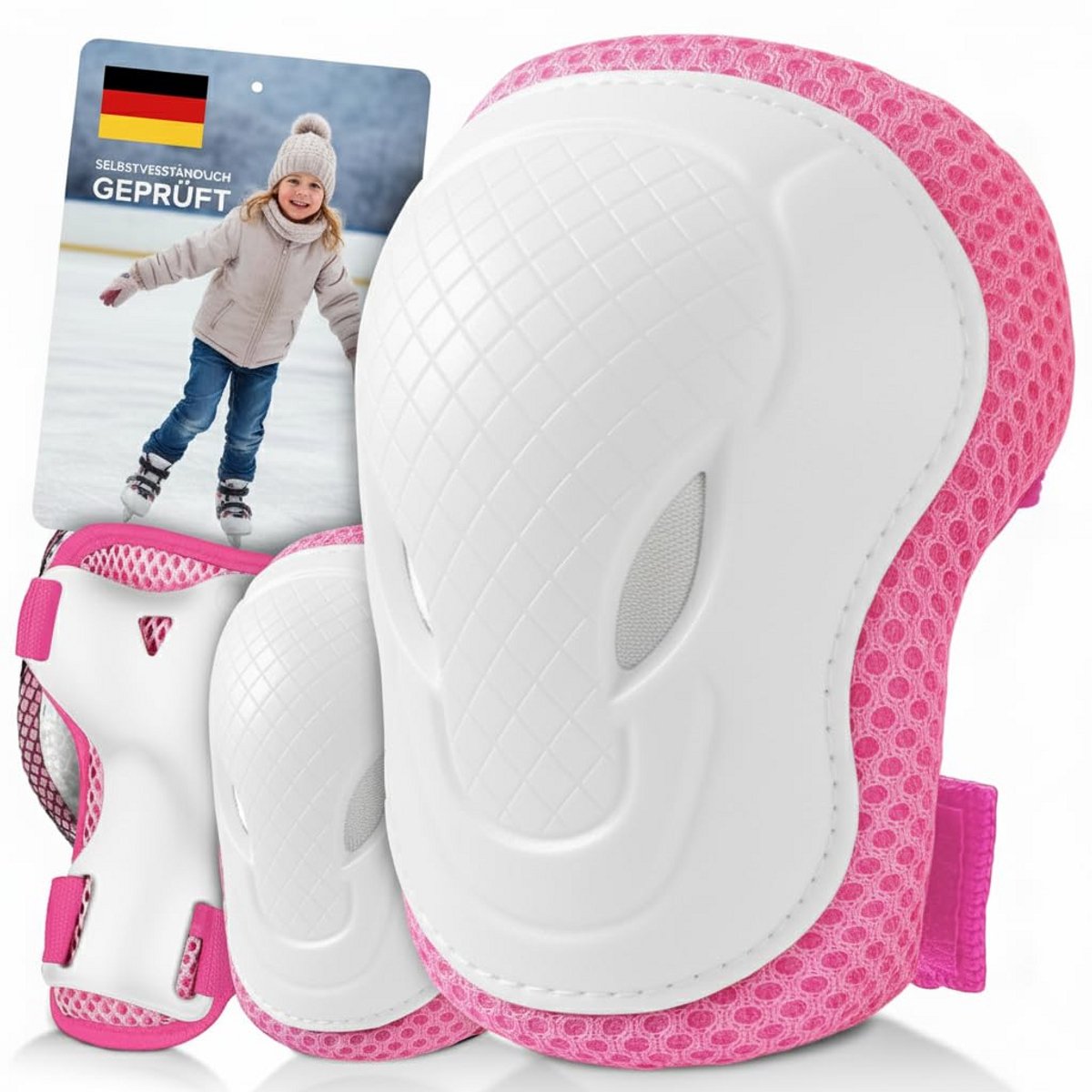 Knie- en Elleboogbeschermers voor Kinderen - Veilig en Comfortabel - Bescherming voor Inline Skates en Skateboard