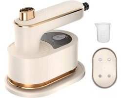 Mini Reizen Stoomstrijkijzer met Dubbele Voltage - Draagbare Lichtgewicht Handheld Stomer - Snelle Verwarming - Anti-aanbak Zoolplaat - Ideaal voor Thuis Studentenhuis en Naaien