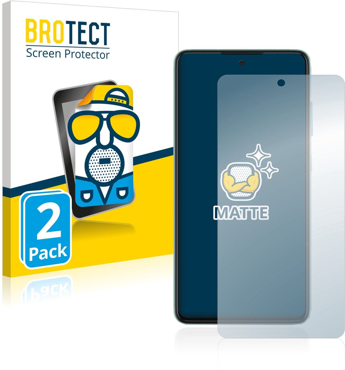 BROTECT - Screenprotector voor Samsung Galaxy A52 / 5G - Folie Beschermfolie matte 2 Stuks