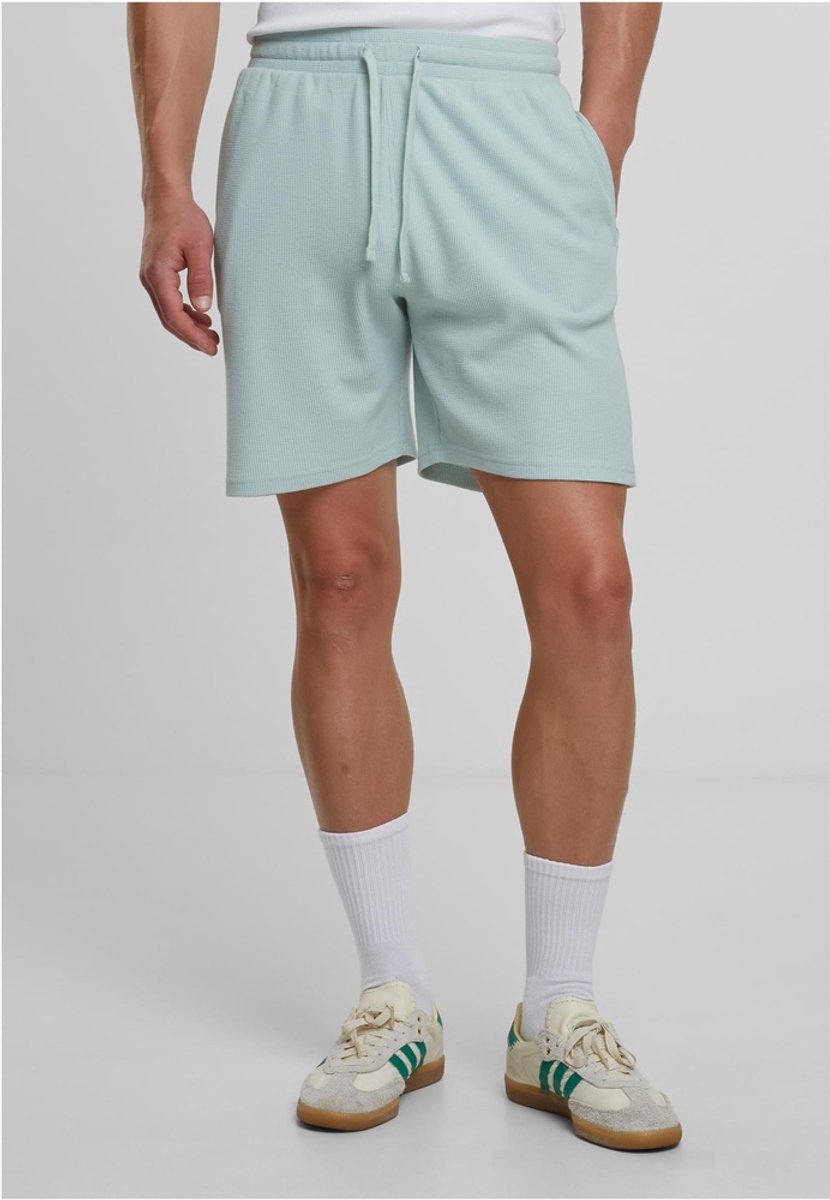 Urban Classics Waffle Sweat Korte broek XL Mintgroen