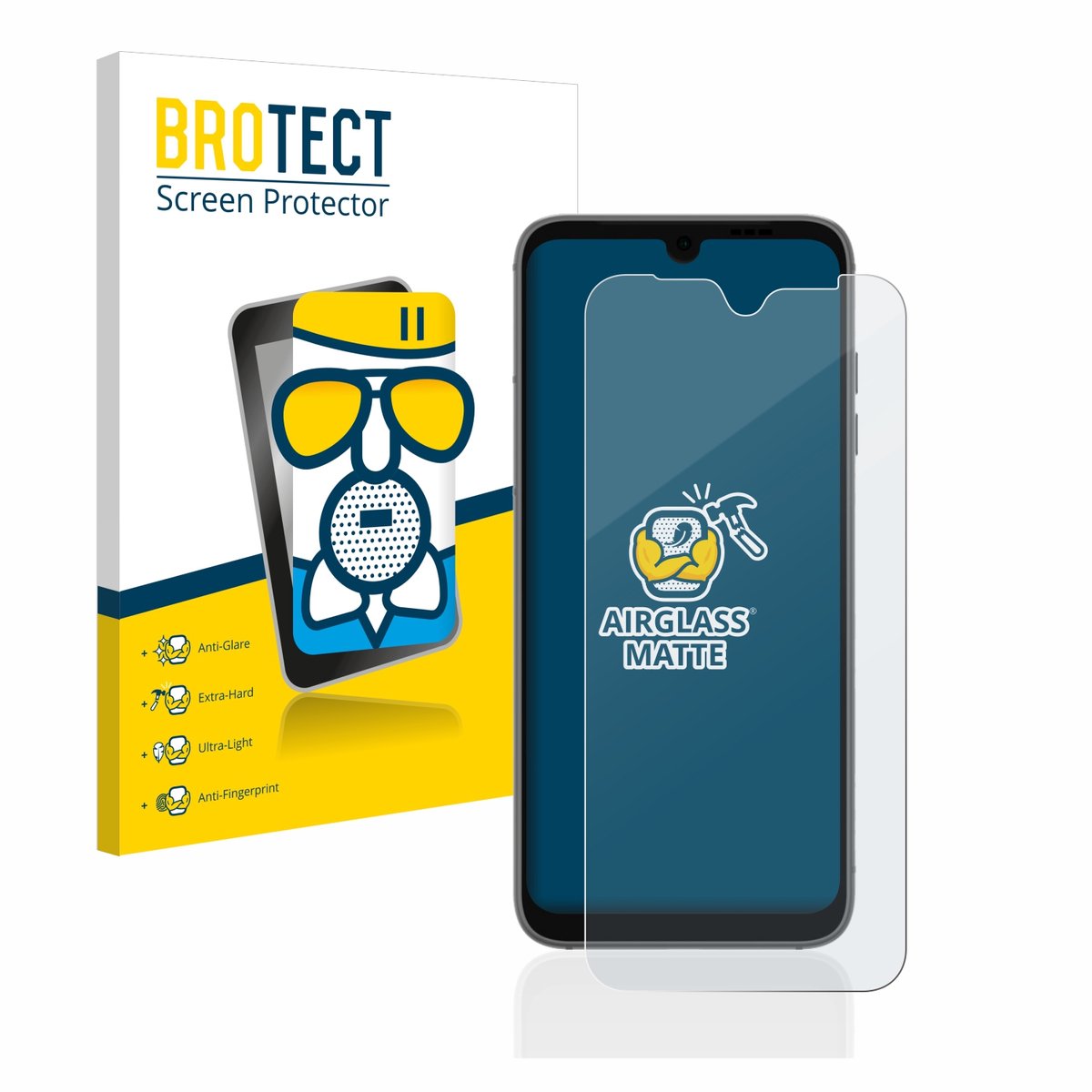 BROTECT - Screenprotector voor Fairphone 4 - Folie Beschermfolie Beschermglas matte
