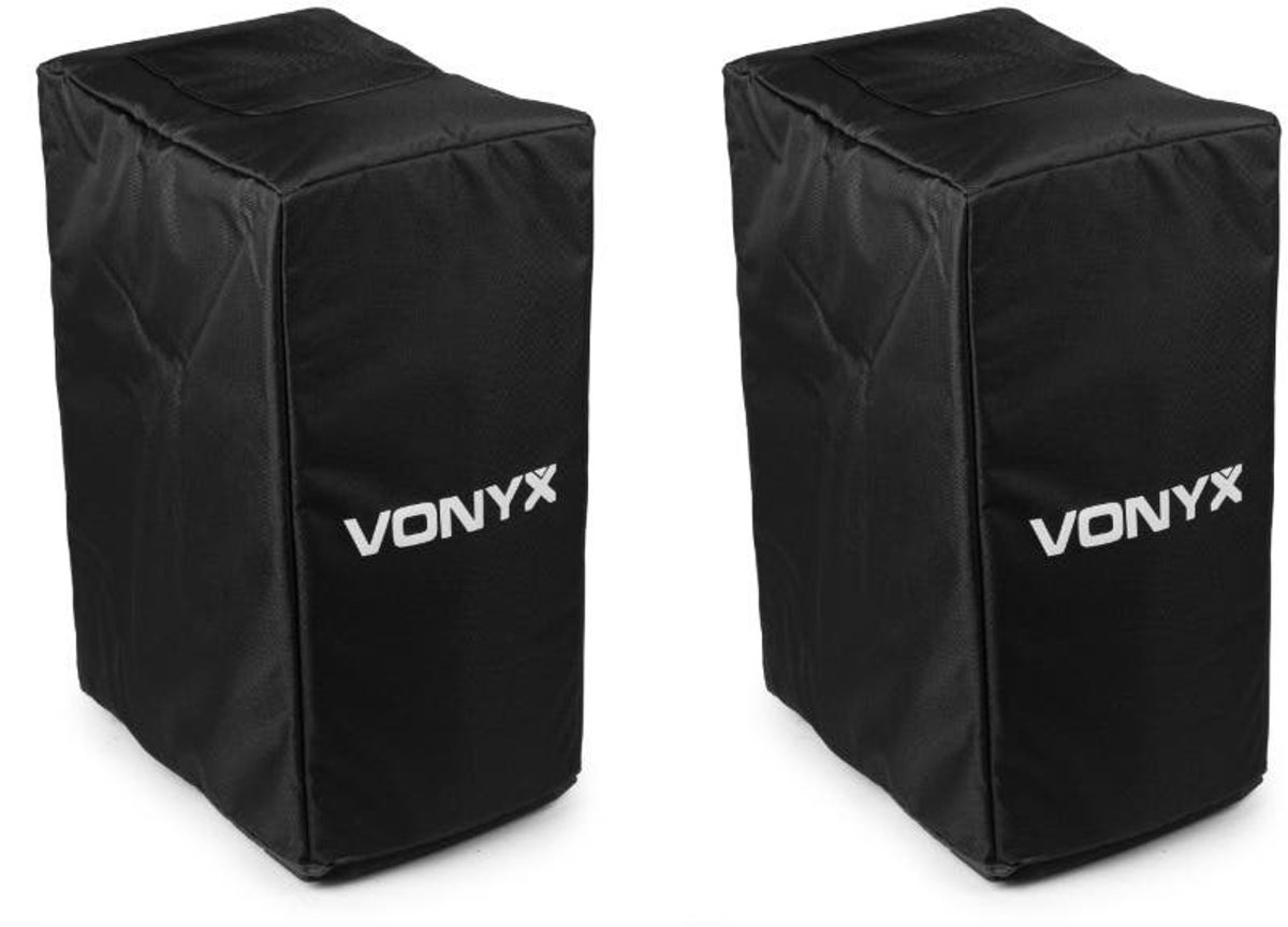 Set van 2 Vonyx speaker beschermhoezen voor VX820 PA geluidssysteem