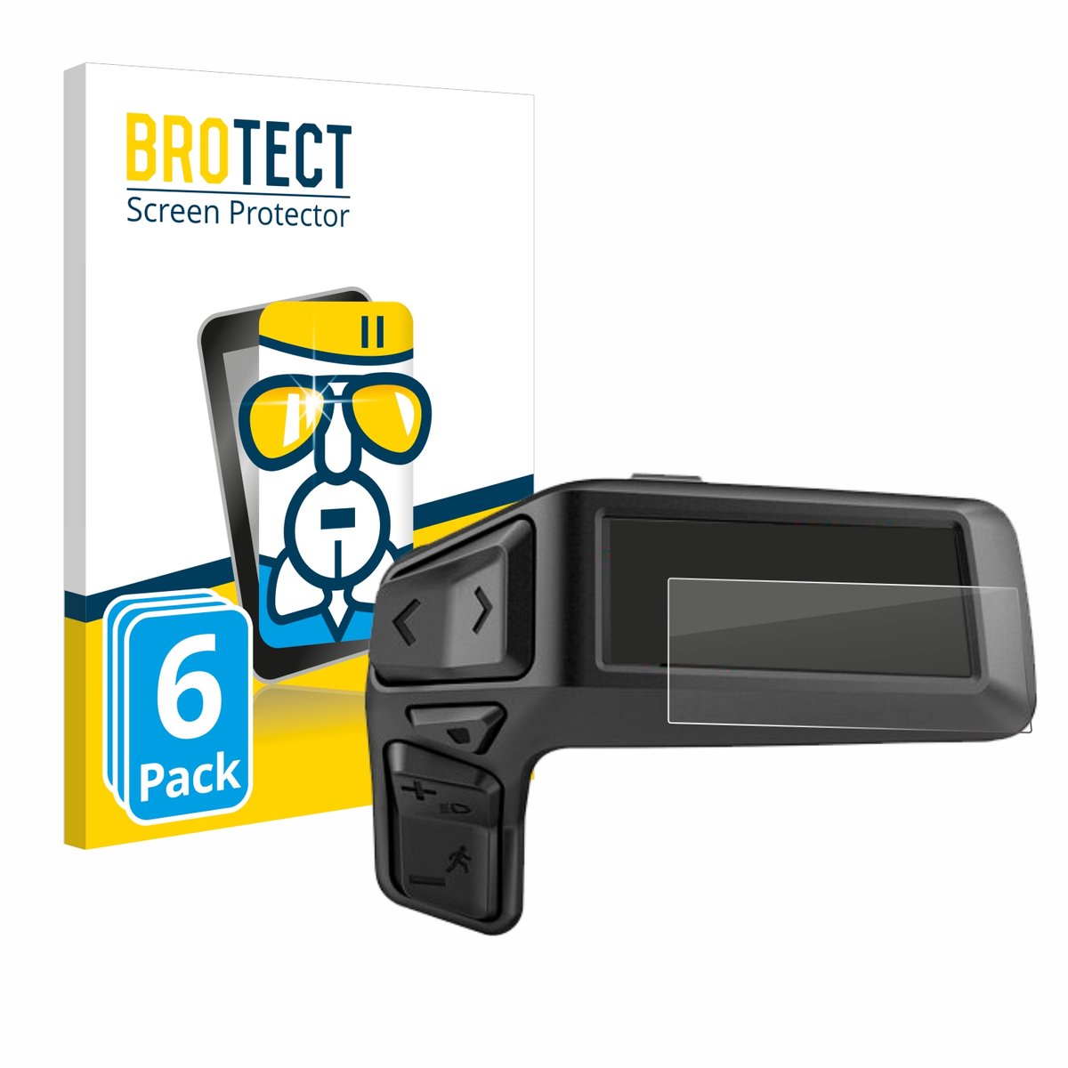 Screenprotector 6 Stuks voor Bosch Purion 200 Beschermglas transparant