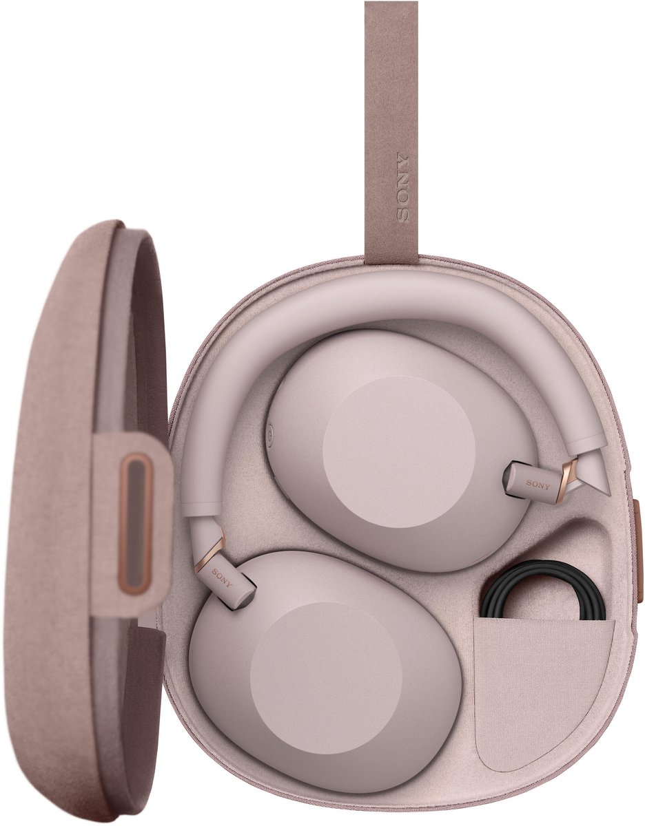 Sony WH-1000XM6 - Draadloze koptelefoon met Noise Cancelling - Roze — cadeau in Elektronica - foto 3