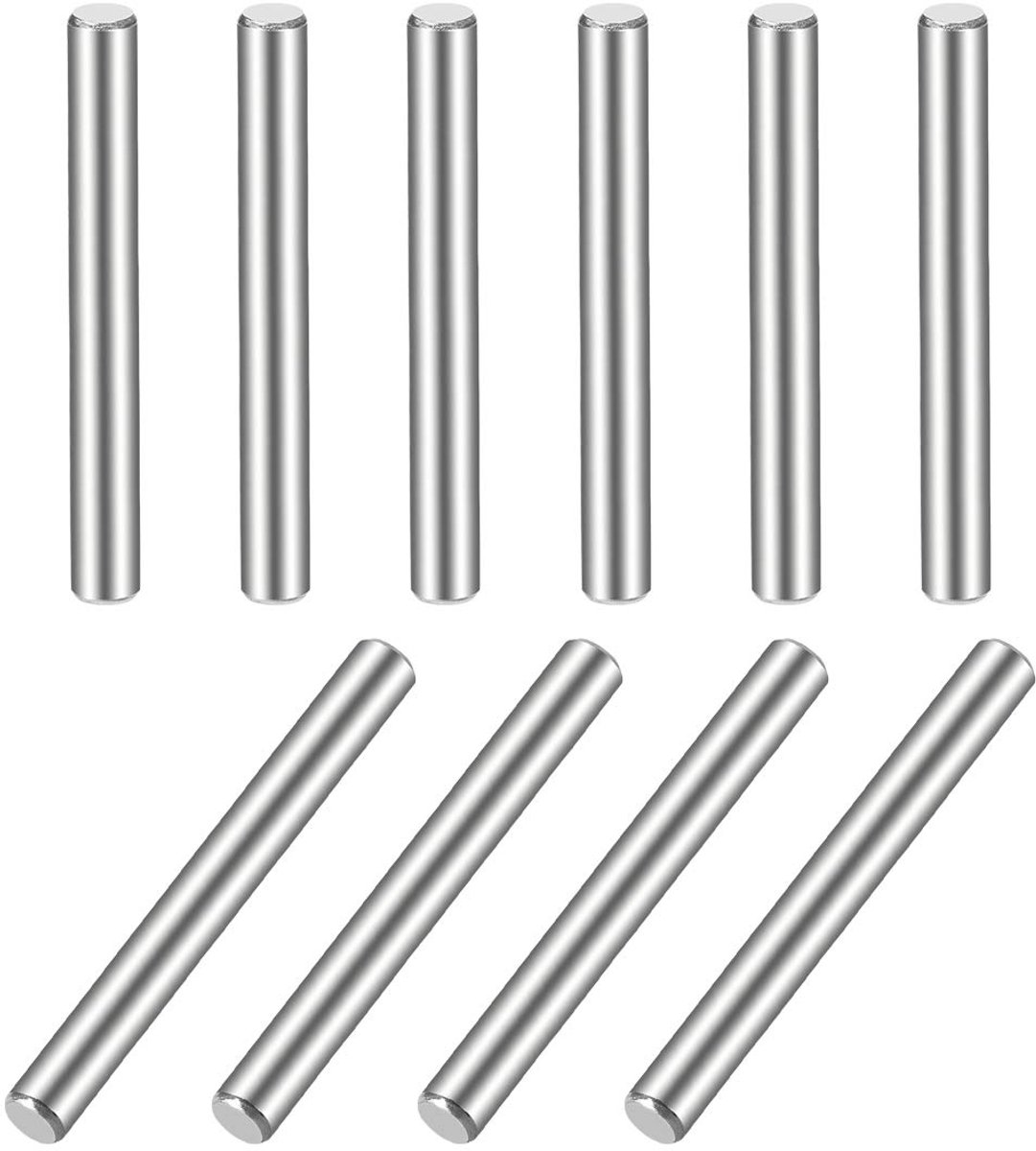 10 stk. Pluggenstift 304 roestvrij staal hout stapelbed pluggen plankharingen steunrekken 5 x 80 mm (ca. 13/64")
