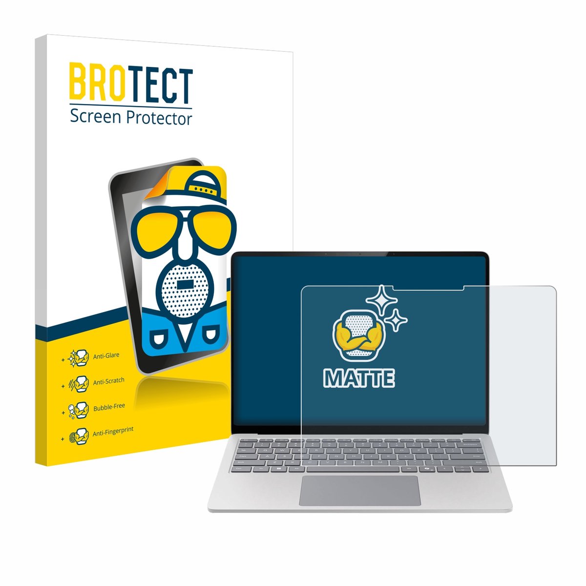 BROTECT - Screenprotector voor Microsoft Surface Laptop 7 13.8" - Folie Beschermfolie matte