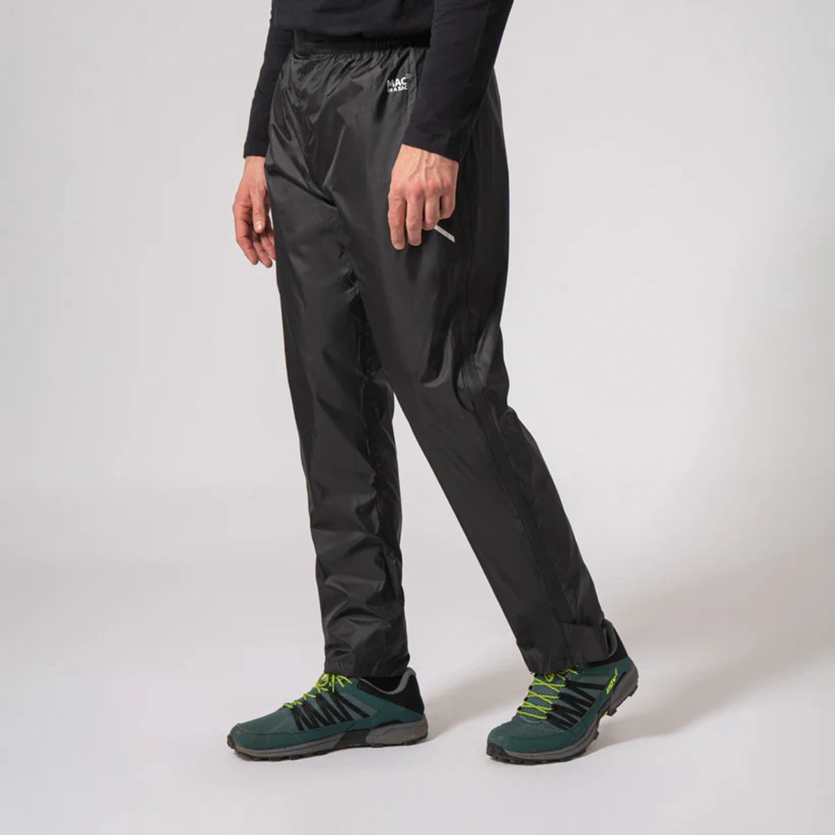Mac In A Sac full zipper regenbroek - zwart - maat xxxl