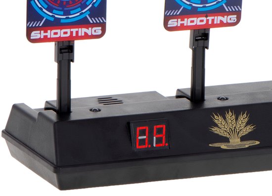 Elektrisch Schietdoel - Digitaal Target met 4 Doelen - Elektronische Schietschijf met Score Teller - Geschikt voor Foam Dart Blasters - Met Licht en Geluid - Schietspel voor Kinderen van Merkloos — afbeelding 2