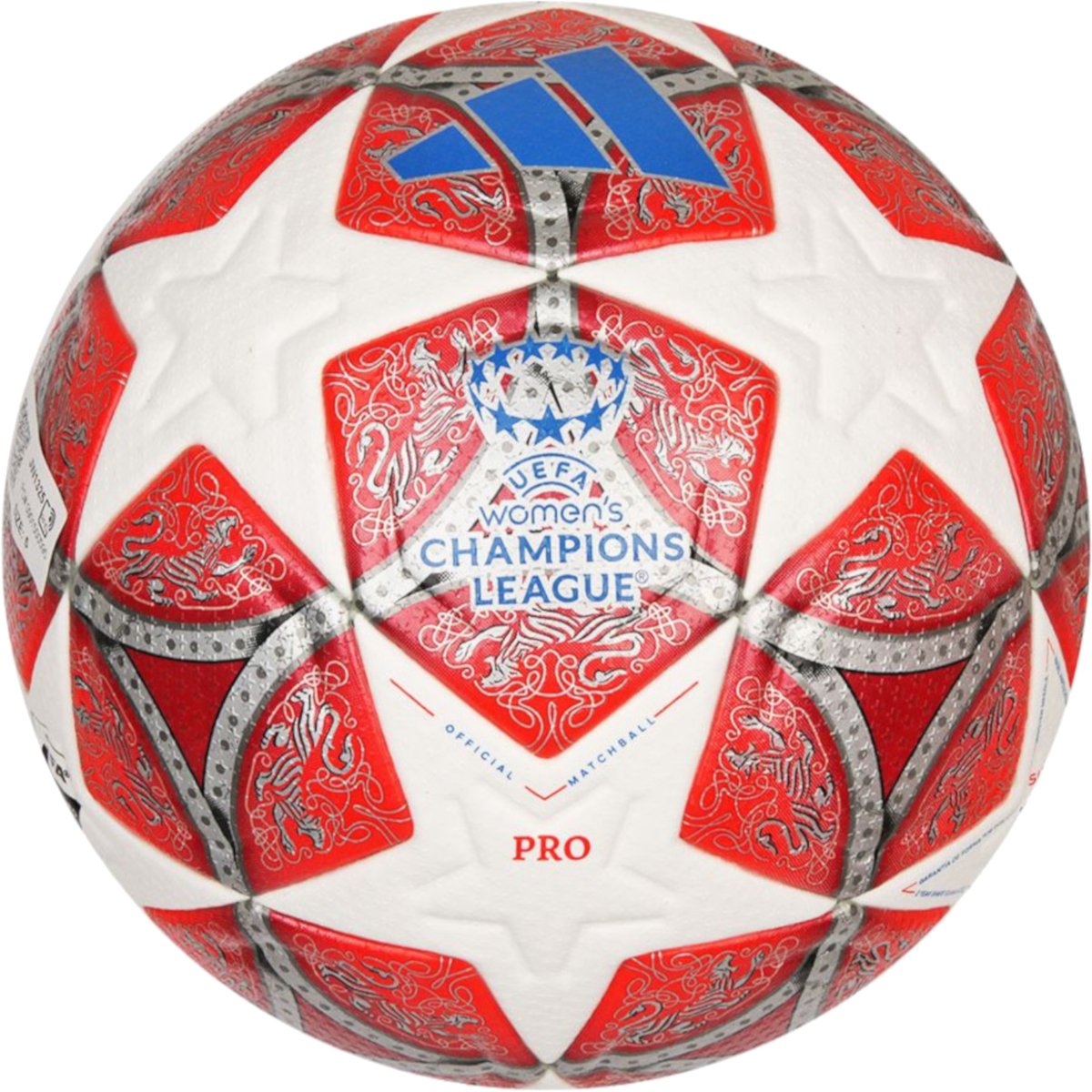 1200x1200.jpg adidas UEFA Womens Champions League FIFA Quality Pro Ball, Vrouwen, Rood, Bal naar voetbal, maat: 5 - Afbeelding 1
