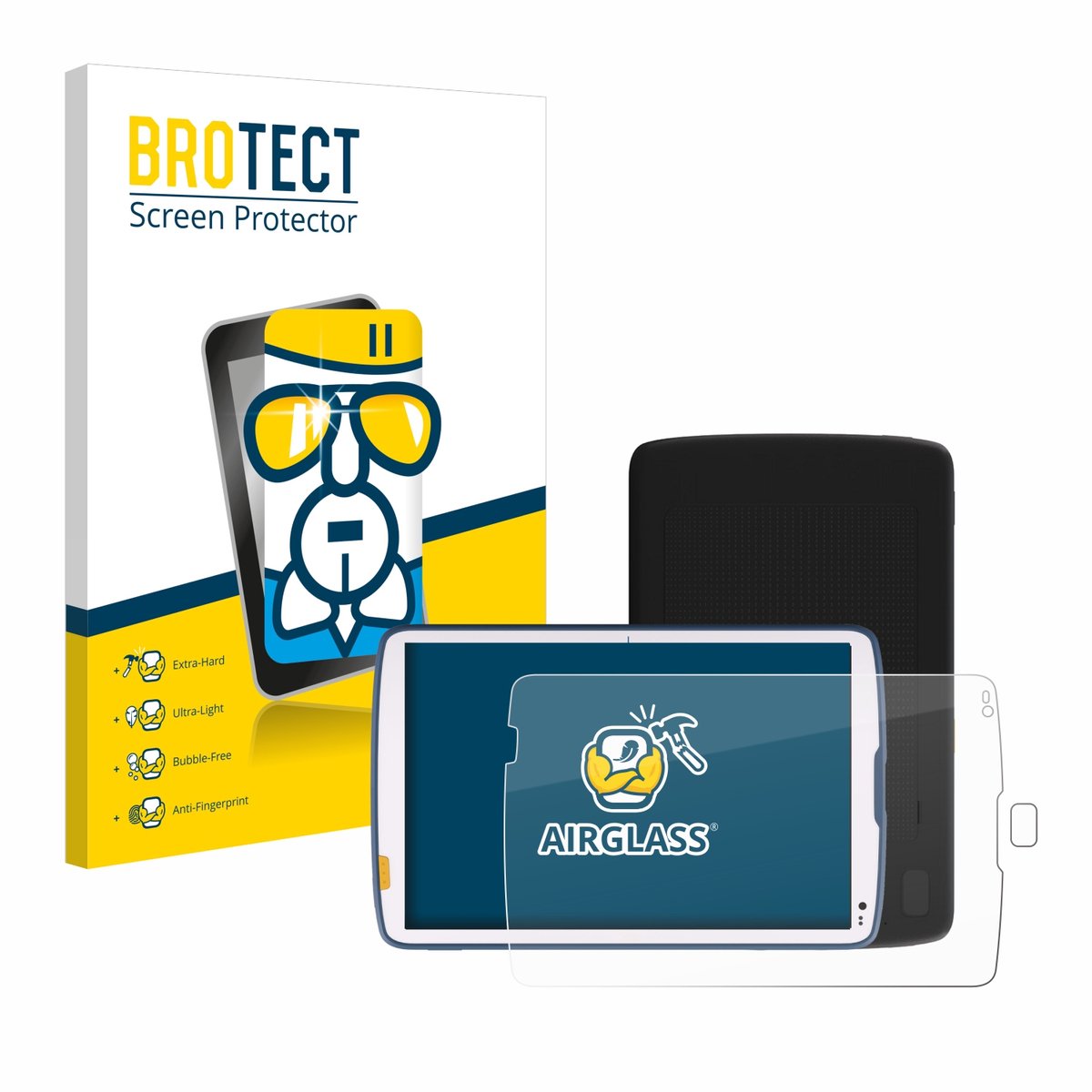 Screenprotector voor Zebra ET45 10.1" (Voor+Camera) Beschermglas transparant
