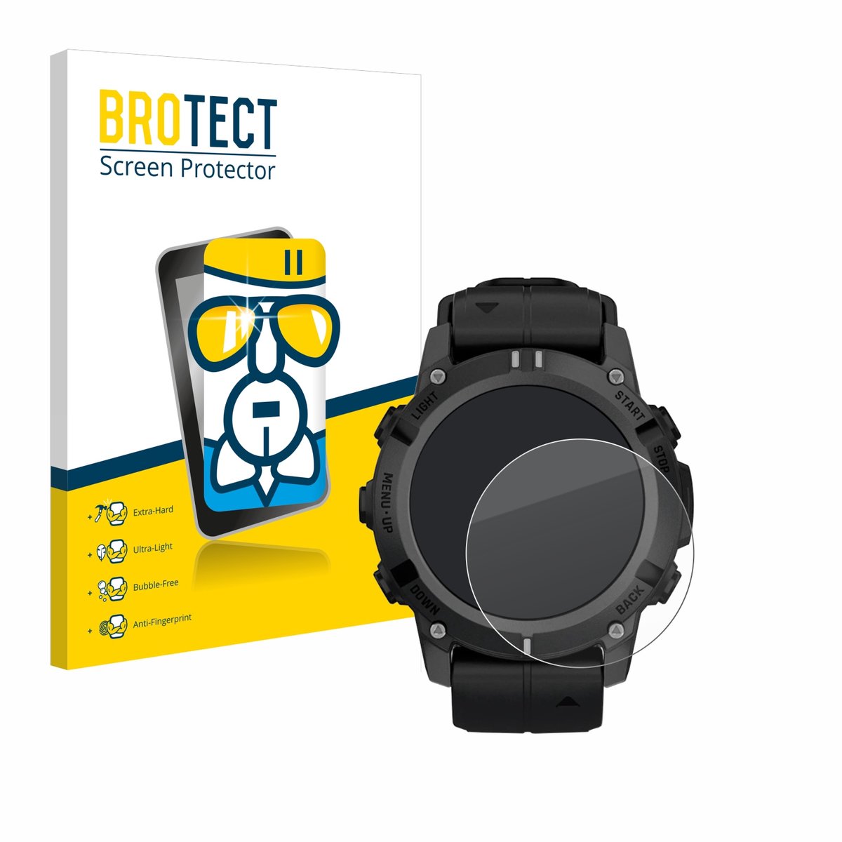 Screenprotector voor Garmin Descent G2 Beschermglas transparant