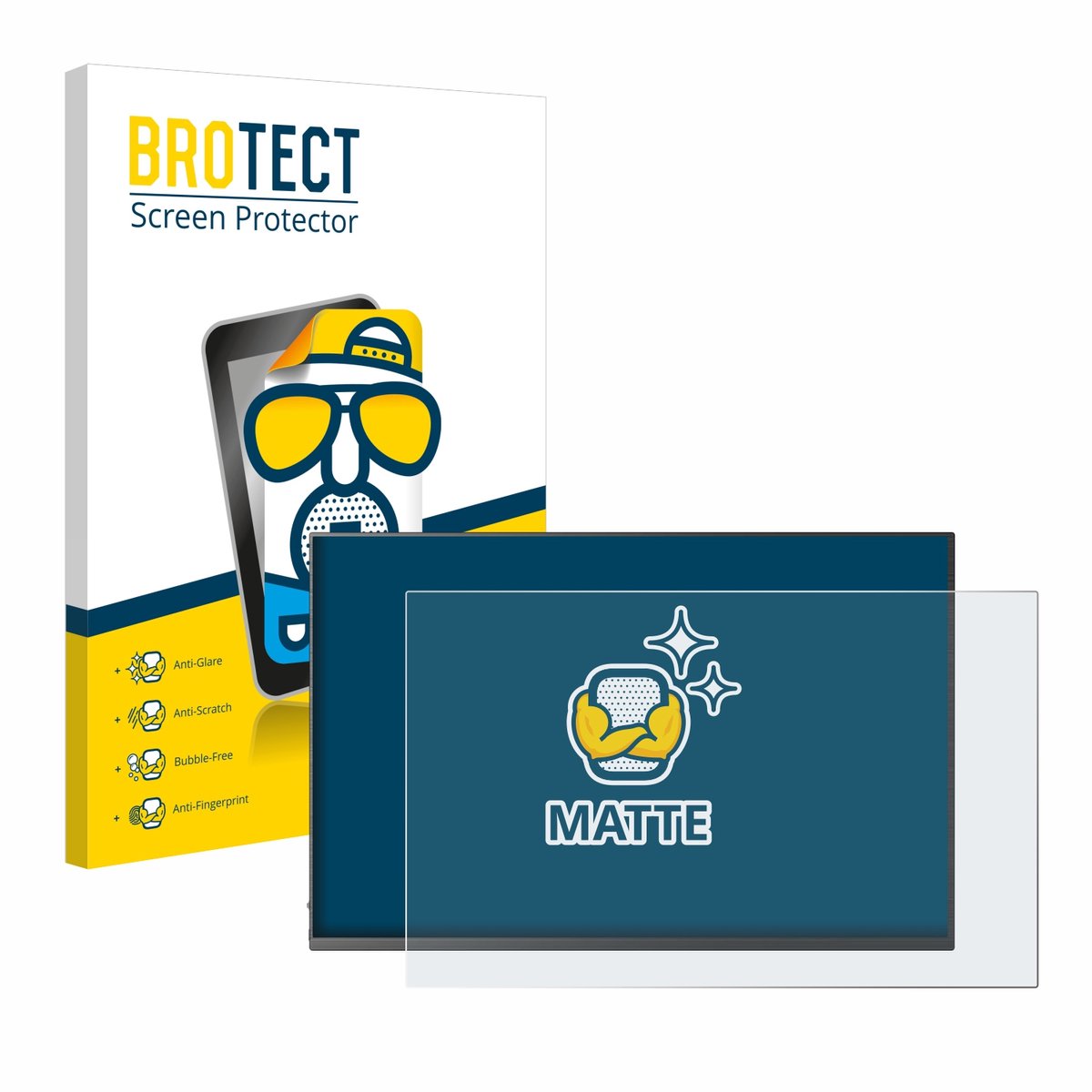 BROTECT - Screenprotector voor Uperfect UGame K118 18" - Folie Beschermfolie matte