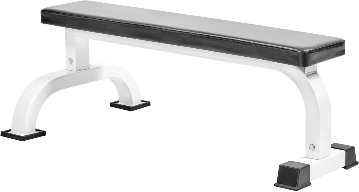 Trainingsbank voor Krachttraining Thuis - Platte Bench voor Fitness Oefeningen
