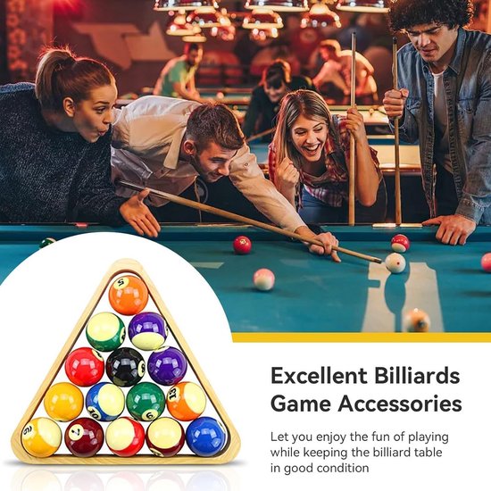 Professioneel Houten Biljartframe voor Pool- en Snookerballen van Merkloos — afbeelding 4