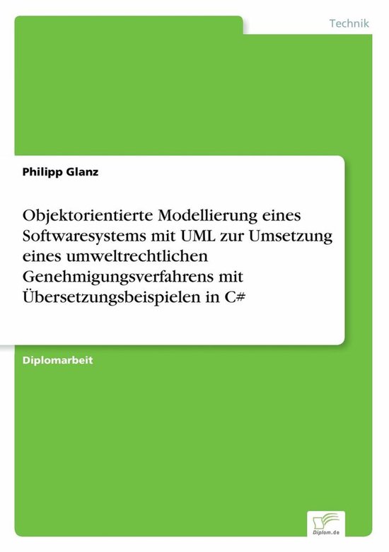 Objektorientierte Modellierung eines Softwaresystems mit UML ... - cover