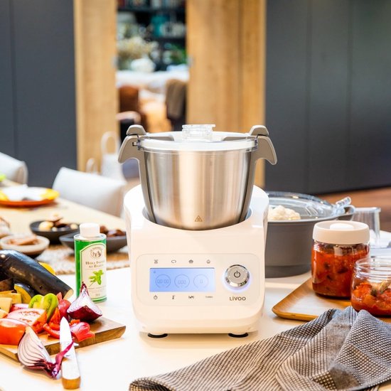 Keukenmachine met 12 Functies: Koken, Stomen, Hakken & Meer met 3.5L Kom van Merkloos — afbeelding 2