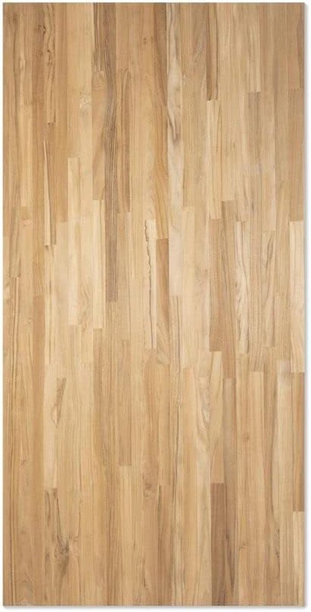 Massieve Teak Houten Plaat 18 mm – Tafelblad, Aanrecht & Meubelconstructie – FSC® 100% – Op Maat