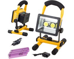 Oplaadbare Werklamp | LED Bouwlamp | 30 Watt | 2400Lm | Op Accu | Noodlamp