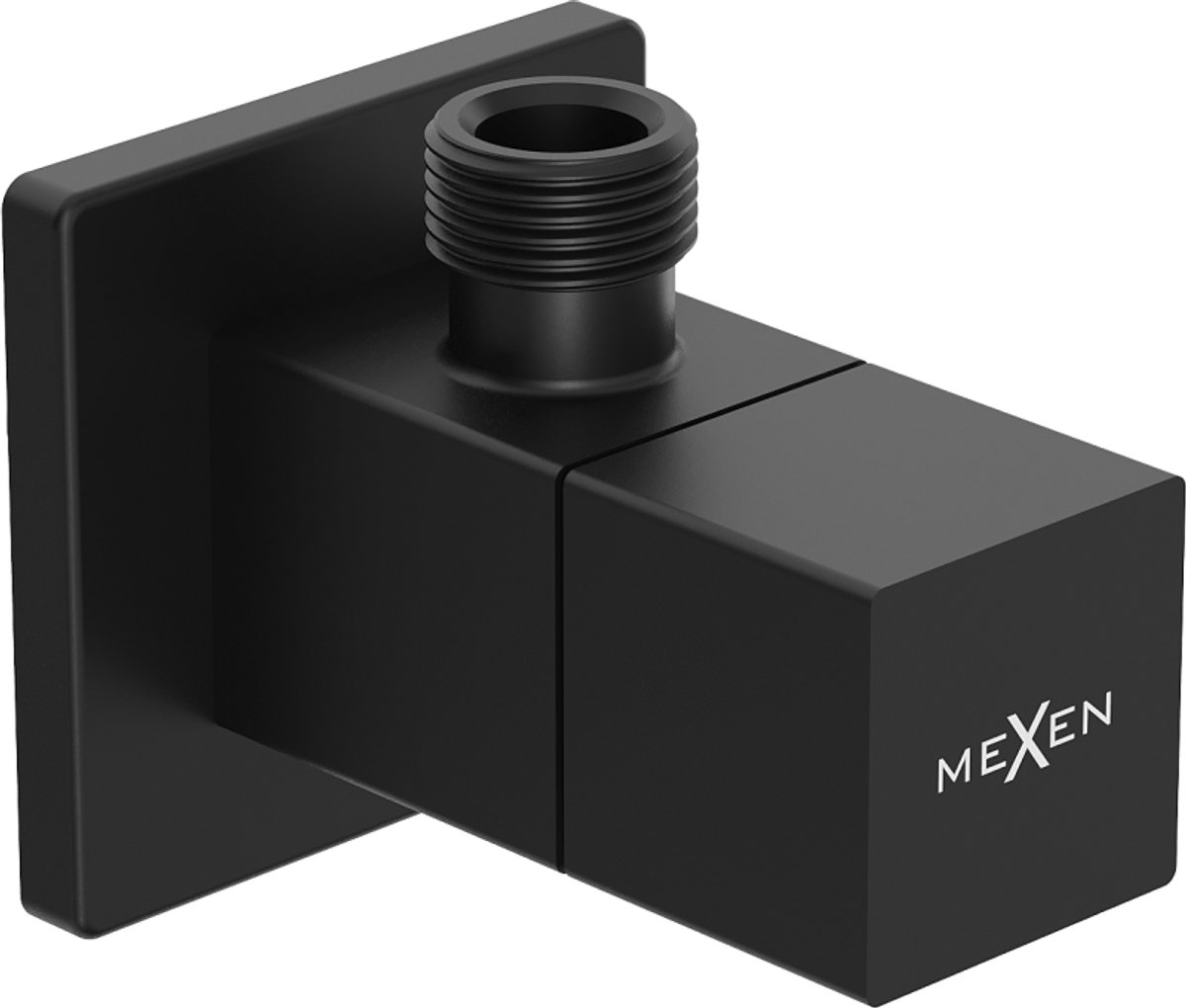 Mexen S hoekventiel voor kraan 1/2"x3/8", zwart - 79971-70