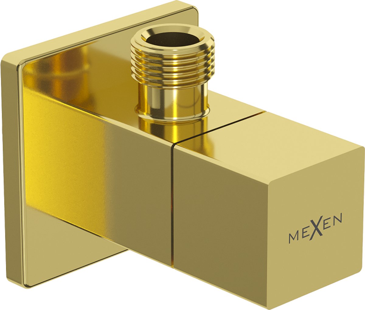 Mexen S hoekventiel voor kraan 1/2"x3/8", goud - 79971-50