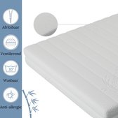 Ada Sleep® Koudschuim matras 70x140 cm - 14 cm ventilerend - hypoallergeen - wasbare hoes - CertiPUR® en Okoetex gecertificeerd - Ergonomische ondersteuning