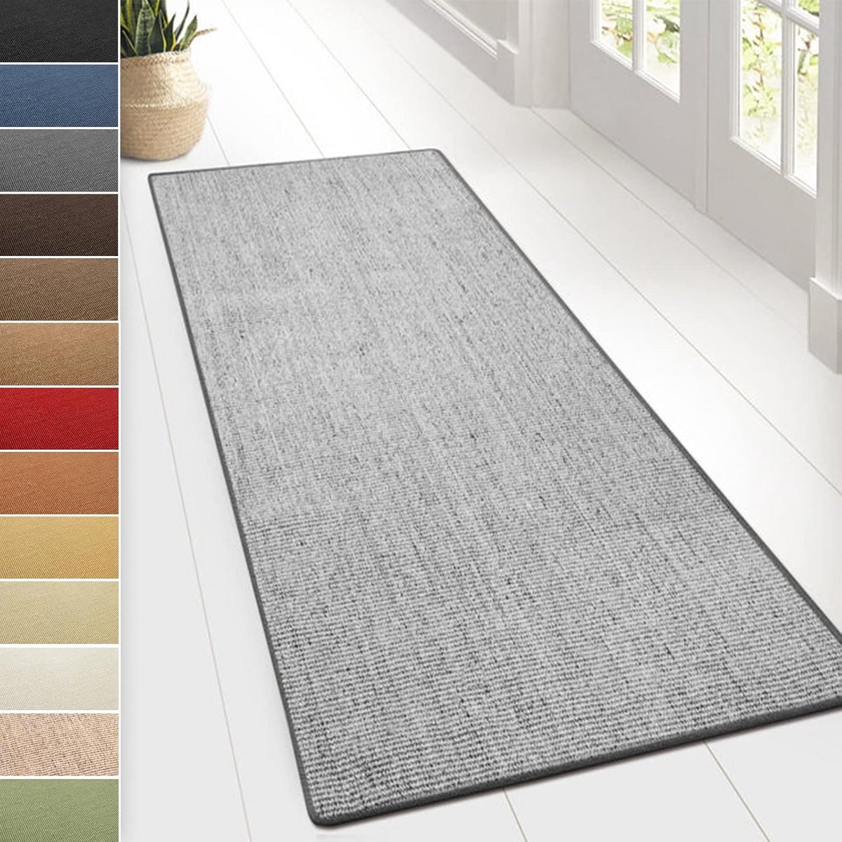 Sisal Vloerkleed Sylt, Natuurlijke Vezels, Veel Kleuren en Maten, Stevig en Duurzaam, Anti