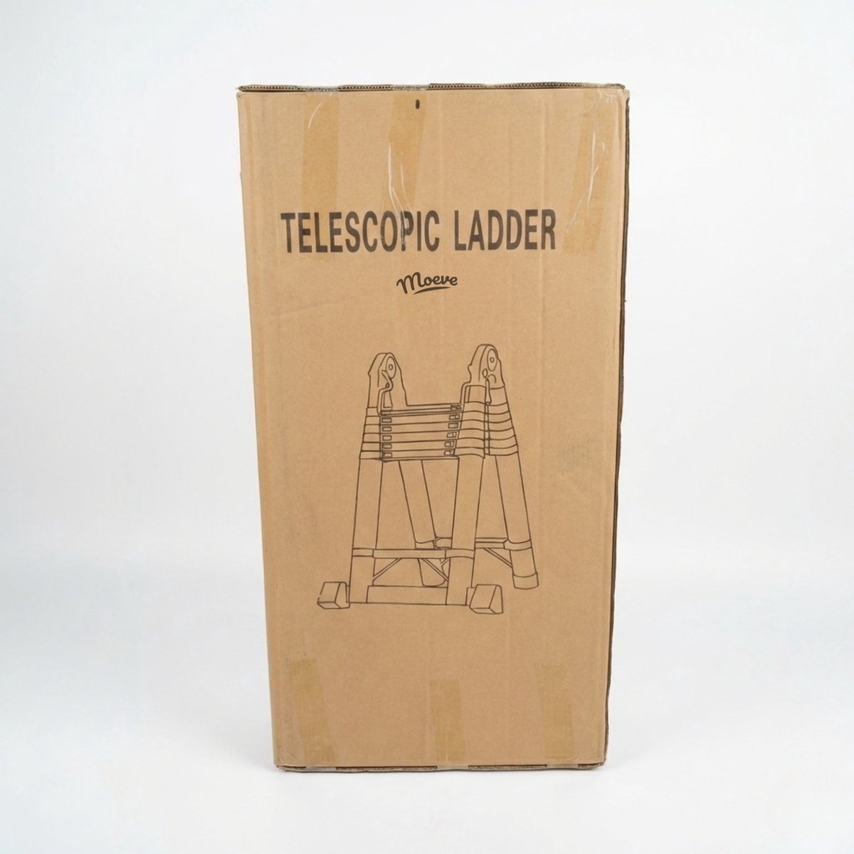 Moeve Vouwladder 5 Meter - Telescopische Ladder - Multifunctionele Aluminium Ladder - Opvouwbare Ladder - Ladder Telescopisch Voor Binnen & Buiten – foto 7