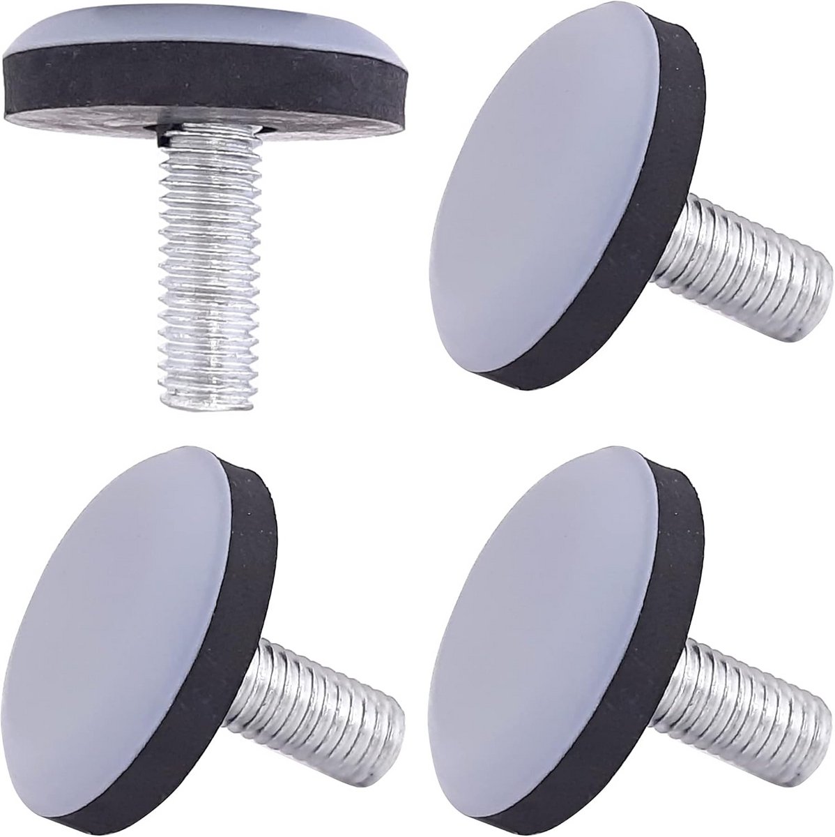 Meubelglijders met Schroefdraad Teflon PTFE Instelvoet M8 voor Stabiliteit