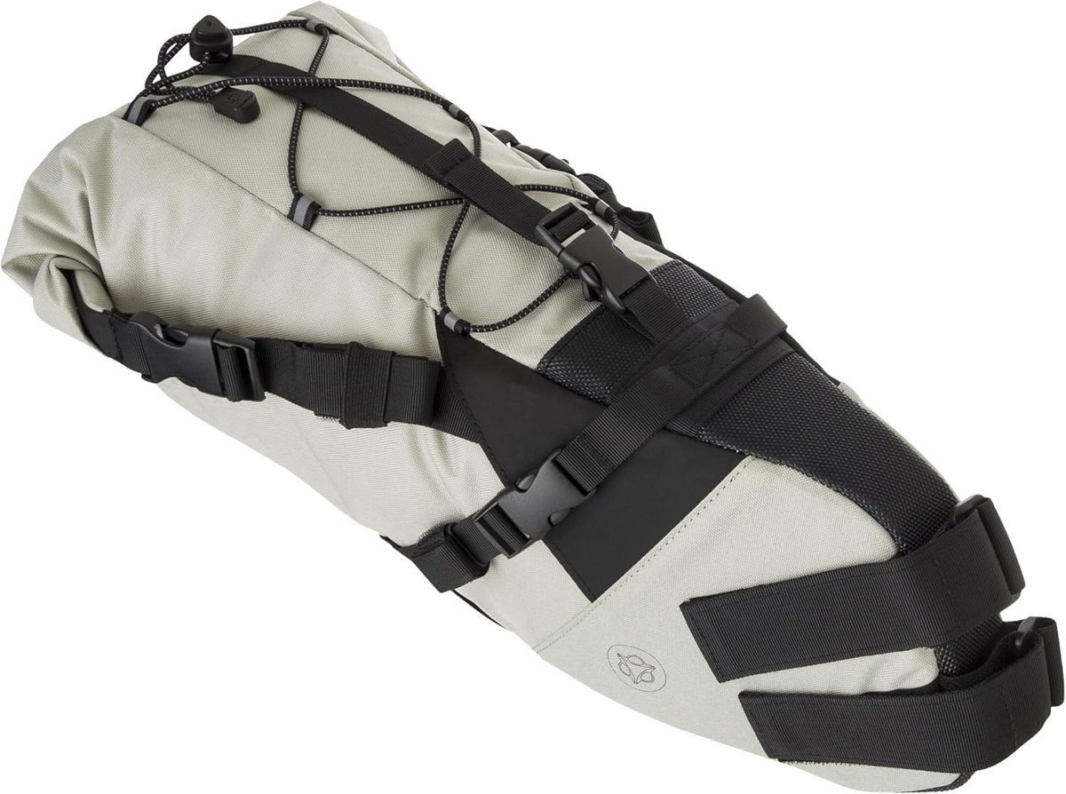 Waterdichte Zadelpen Fiets Tas met 10 Liter Inhoud en Reflectie