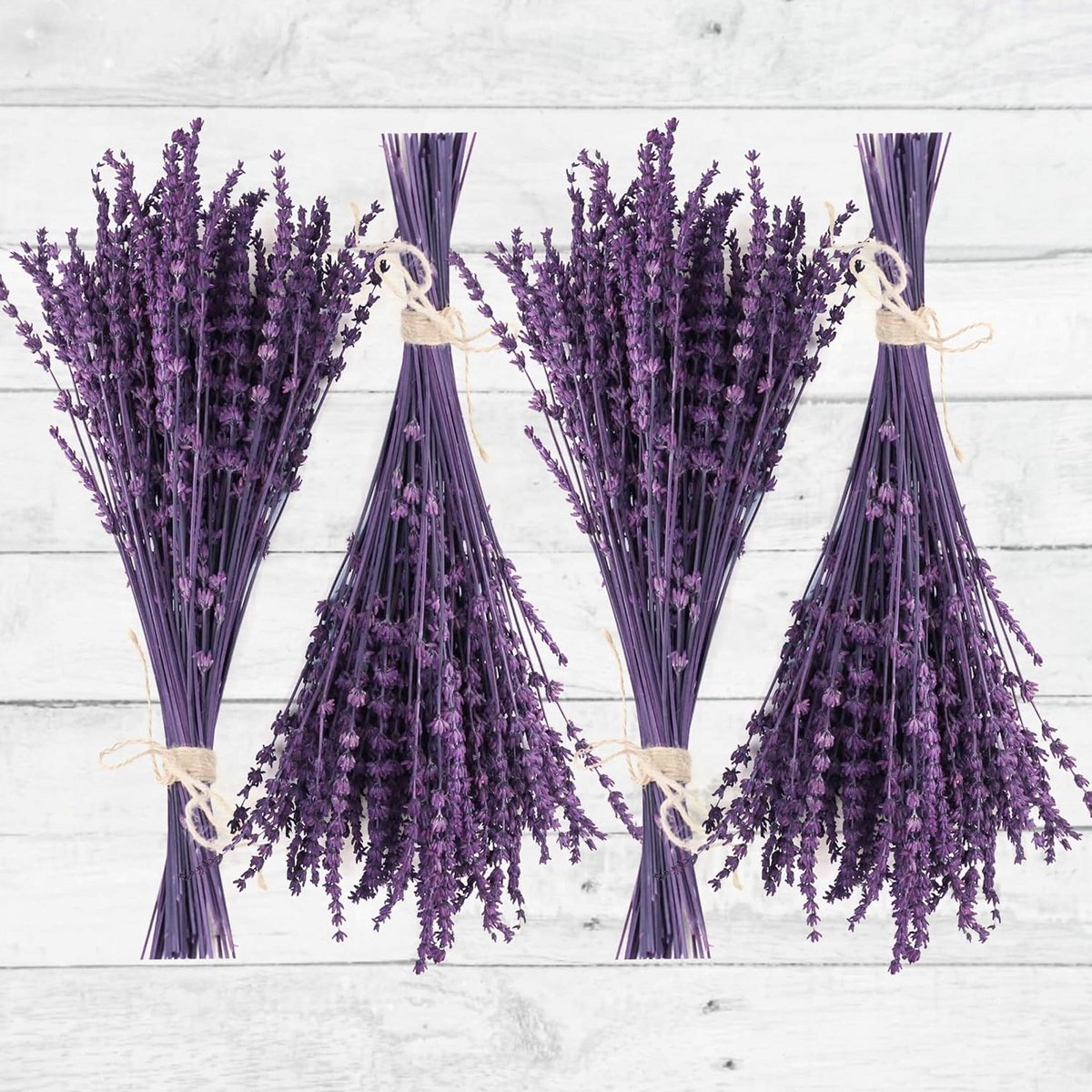 Gedroogd Lavendel Boeket 300+ Stengels Paars Natuurlijke Bloemen voor Decoratie en Geur