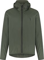 BBB Cycling MultiShield Veste de Pluie - Urban & Sport - Imperméable 10K et Respirant - Veste de Cyclisme Hommes & Femmes - Vert Olive - Taille M - BBW-475