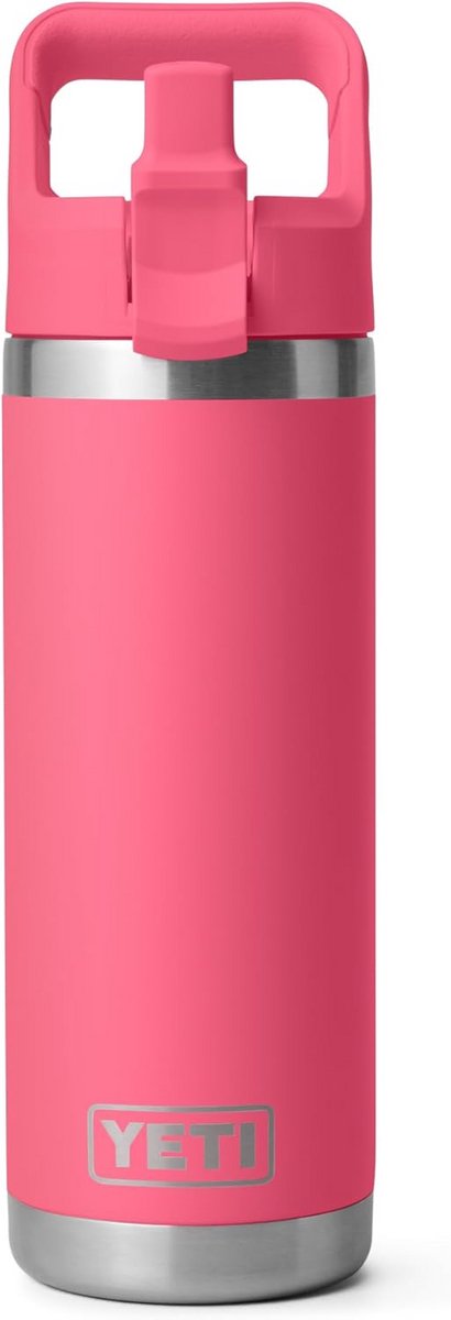 Tropische roze rietjesfles 18 oz - roestvrijstaal geïsoleerd