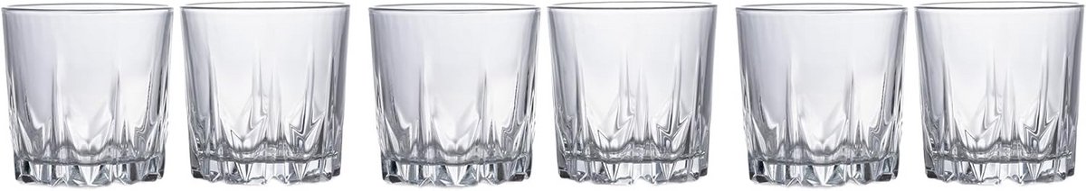 Set van 6 Robuuste Whiskyglazen 300 ml - Gehard Glas