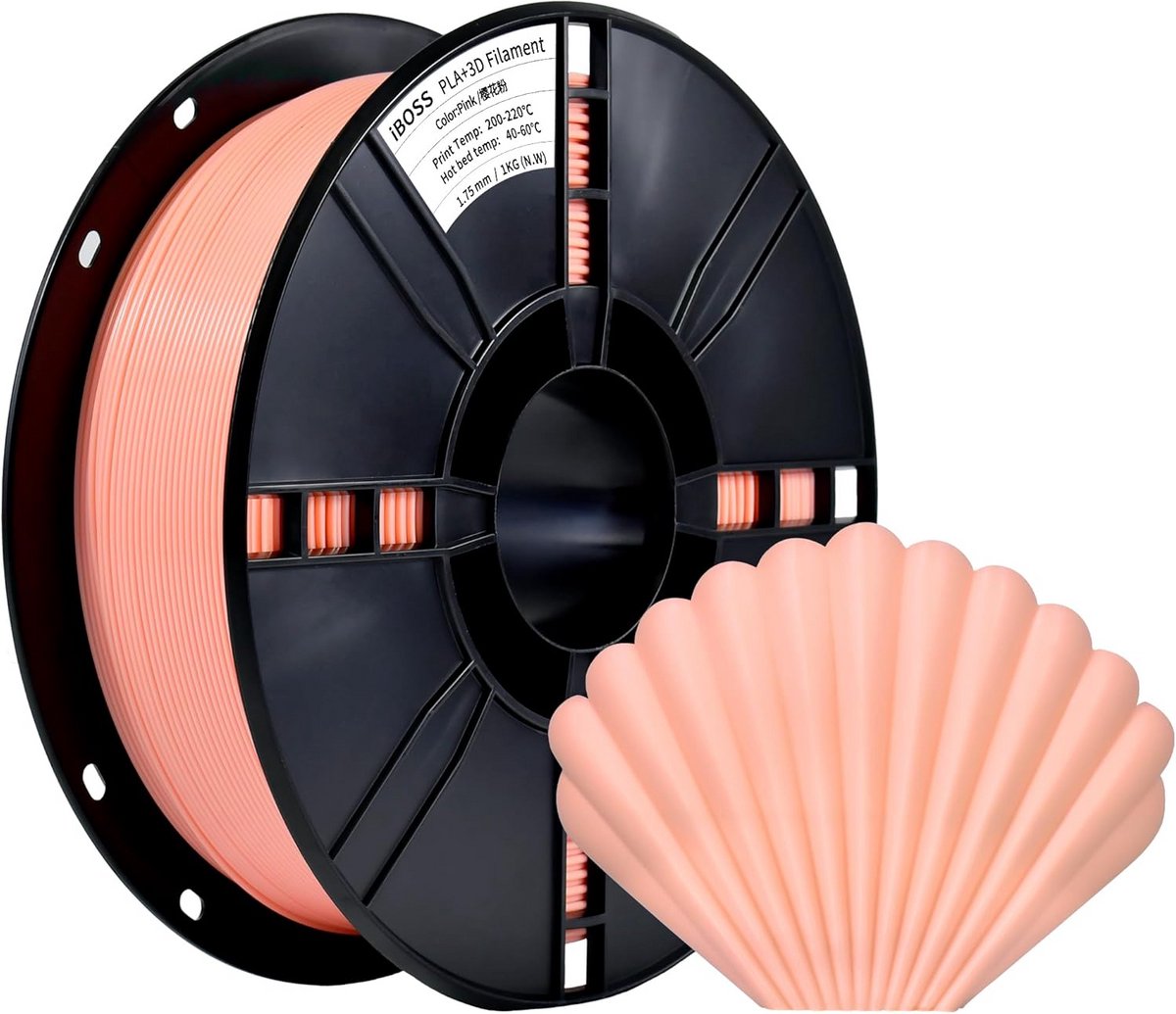 Hoogwaardige PLA+ 3D Printer Filament 1.75mm Roze - 1KG, Hoge Precisie
