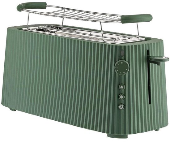 Foto: Alessi pliss broodrooster lang groen