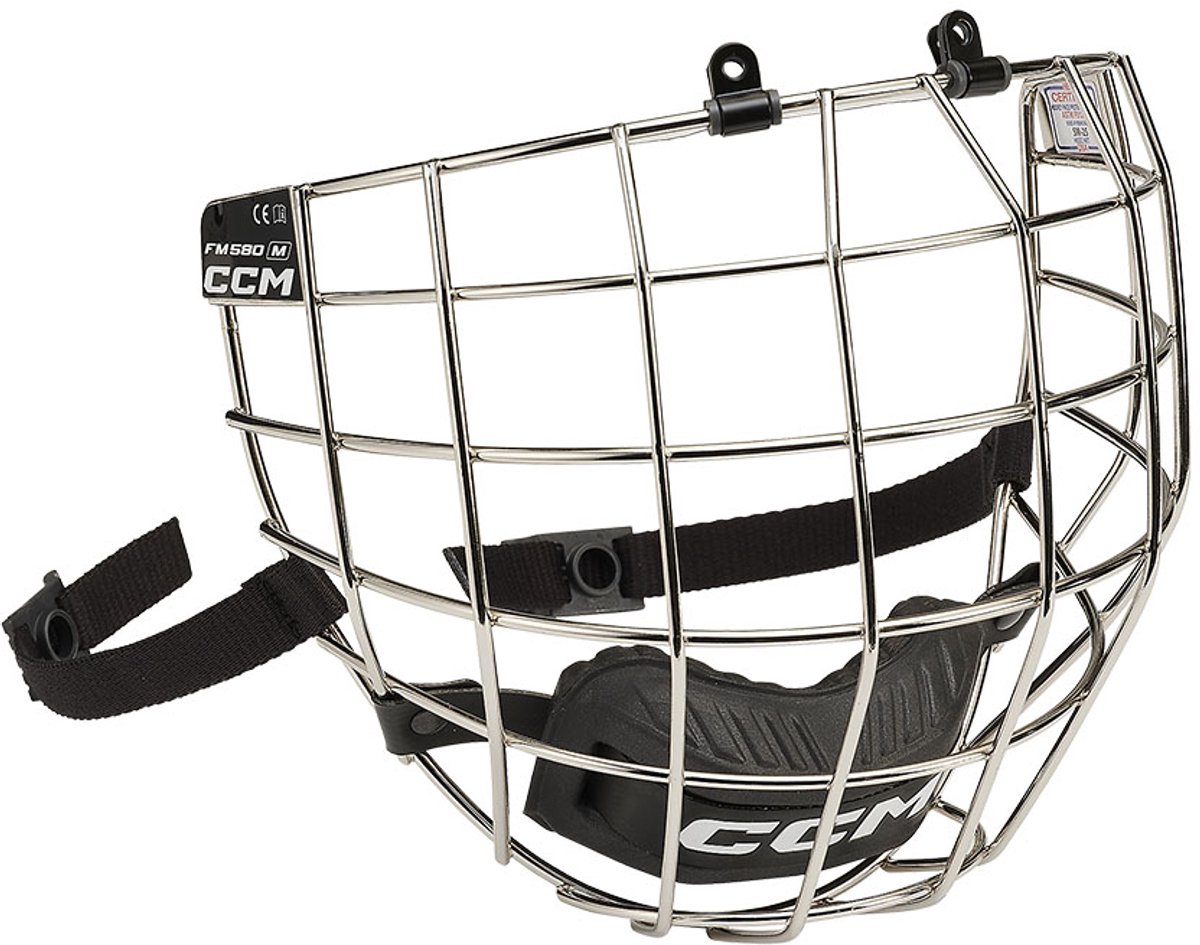 CCM 580 Facemask Chrome L