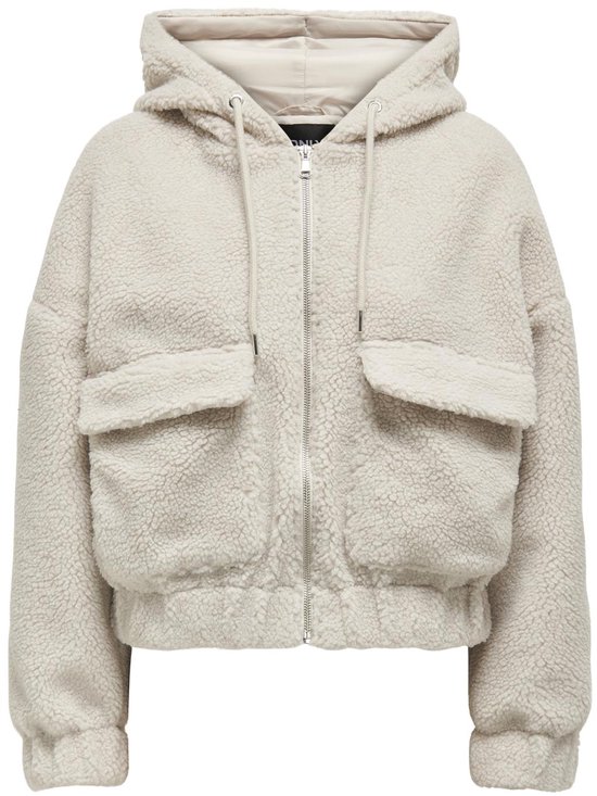 Foto: Only onltanja teddy hood jacket otw cs dames buitenjassen