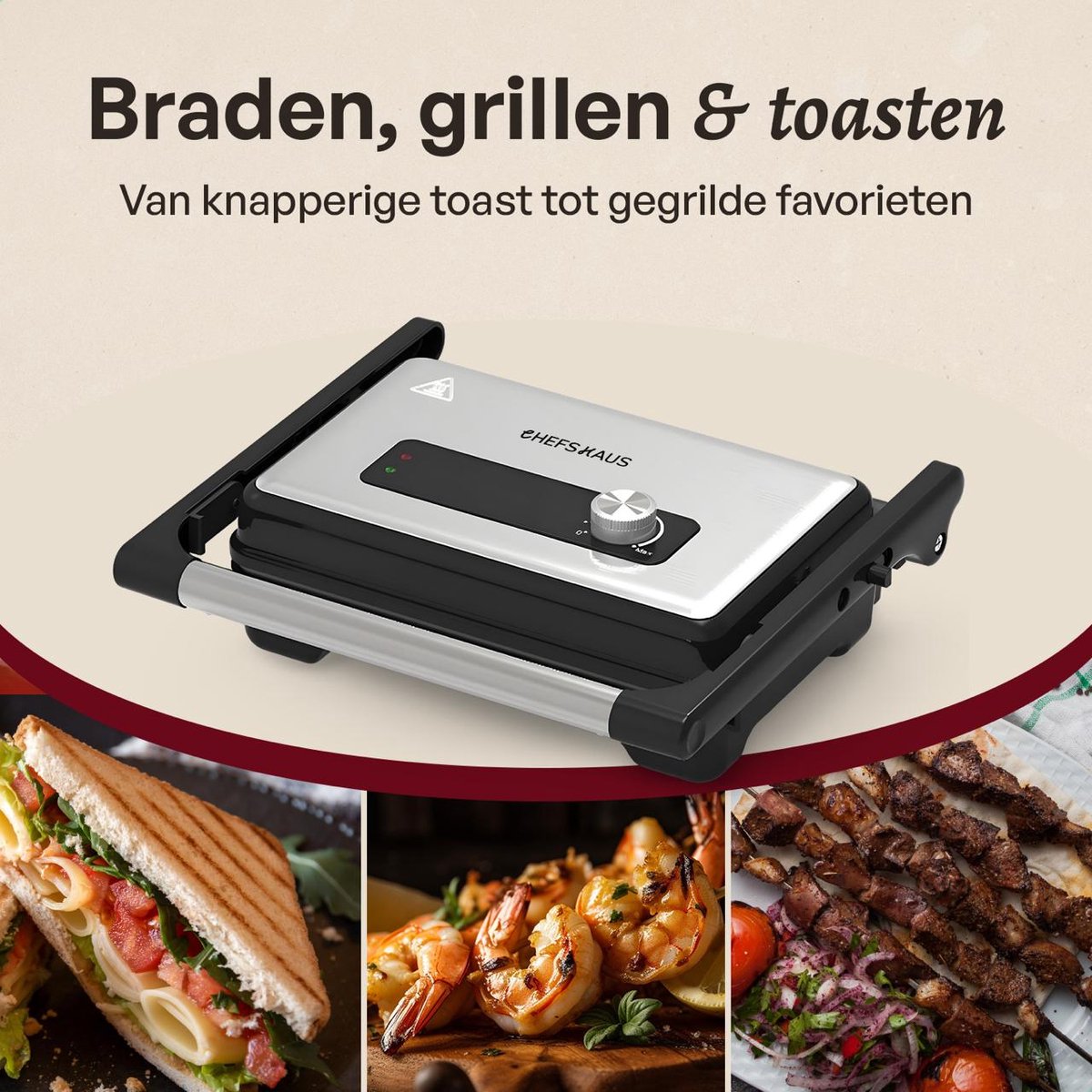 CHEFSHAUS Grillmate - Contactgrill thumbnail 3